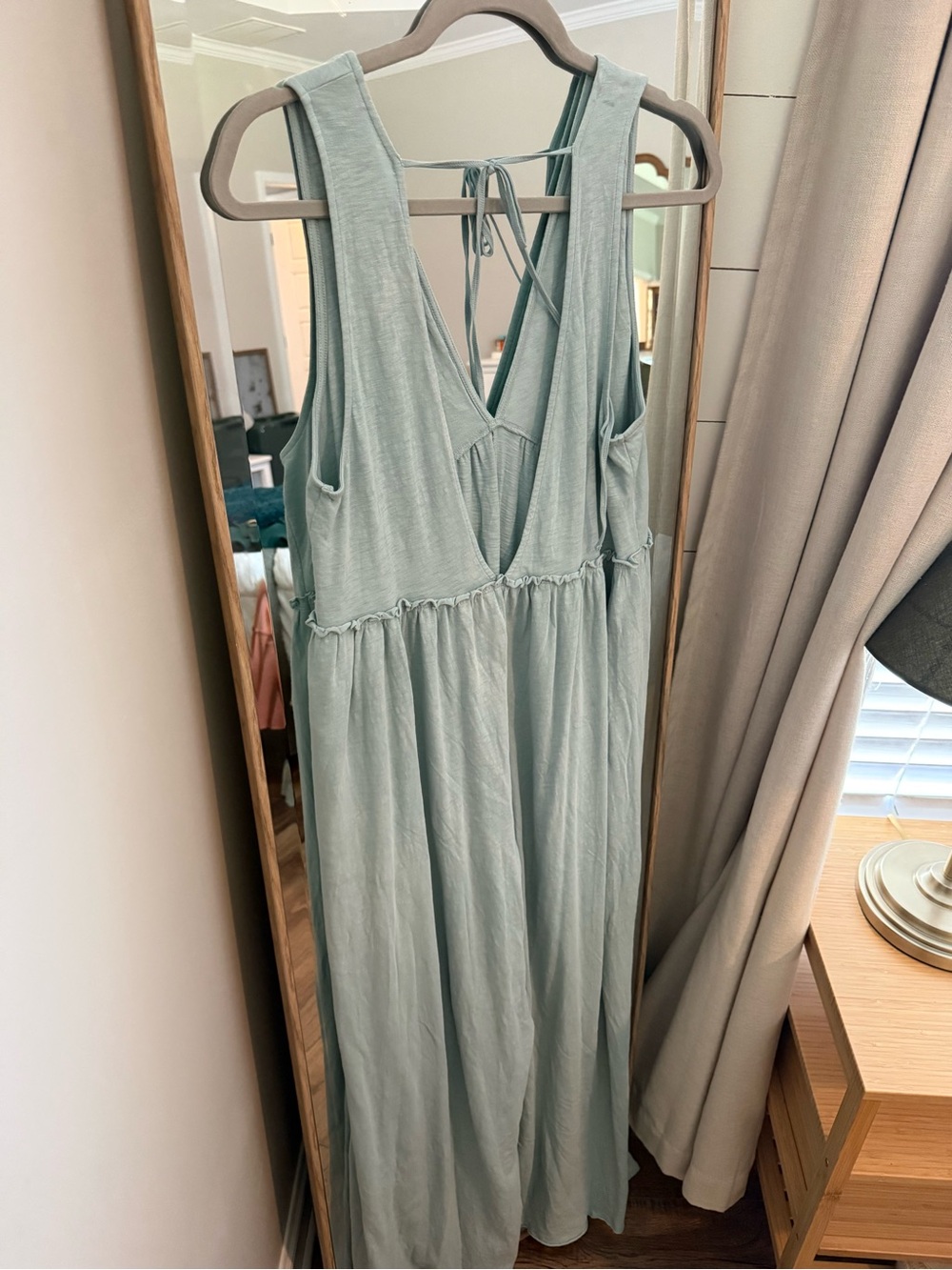 American Eagle Outfitters Sage Green Sleeveless Jumpsuit Romper - Picture 2 of 3
